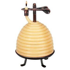 Eclipse 50-Hour Beehive Candle Eco-friendly Natural Beeswax with Cotton Wick